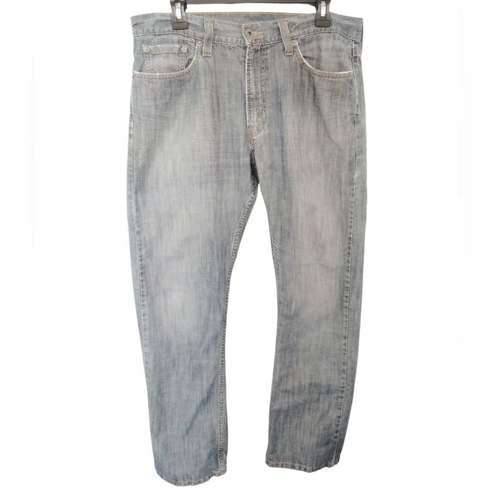 Levi's 514 Slim Straight Denim Blue Jeans Sz 34‎